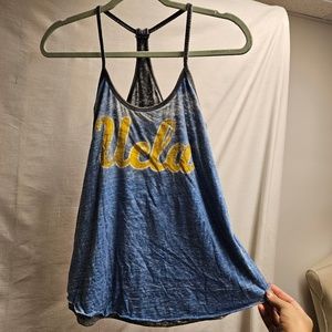 3for$25 UCLA tank top spaghetti reversible inside out blue gold grey bruins